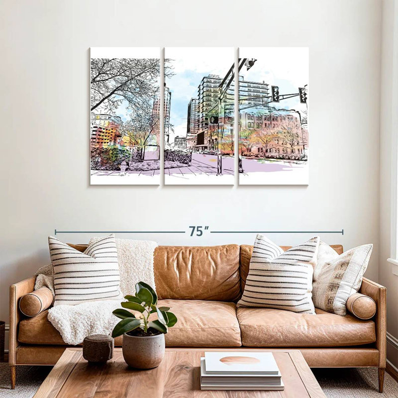 Rorry Fort Wayne Traffic Lights, 36" H x 57" W
