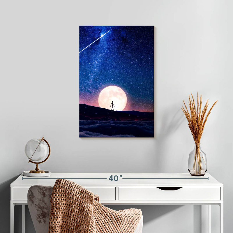 Kelan Space Walking Dead, 24" H x 16" W
