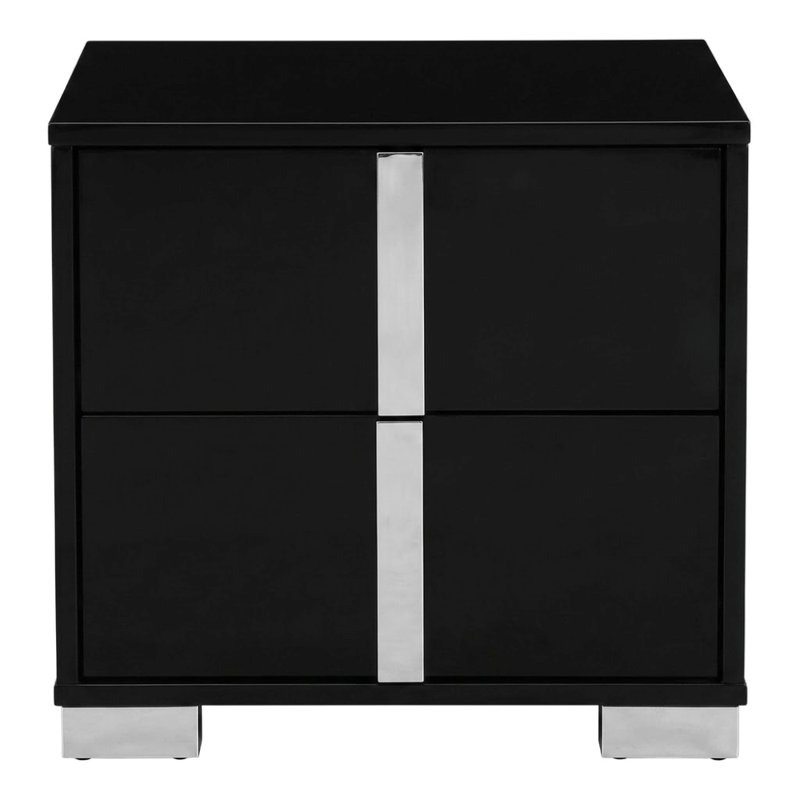 Carson W Table de chevet, Black