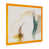 Impression dorée sur toile encadrée