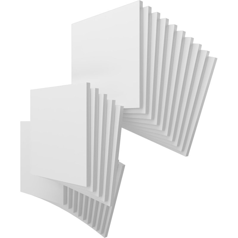 PVC Hobby Boards, 15.75" H  x 15.75" W  x 0.75" D
