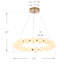 Harmehar Circular Glass Integrated Chandelier-1870397819-1870397820