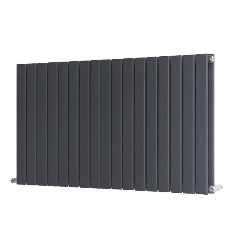 Shonda Horizontal Double Flat Panel Radiator, 60cm H x 115.6cm W, Anthracite