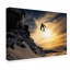 Art mural sur toile tendue - Jakob Sanne, art mural «Sunset Snowboarding» pour le salon, la chambre à coucher ou le bureau - 22 x 32-1120315471