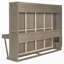 Lit escamotable mural avec rangement-612593873