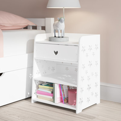 Harvill 40.3cm W Manufactured Wood Bedside Table