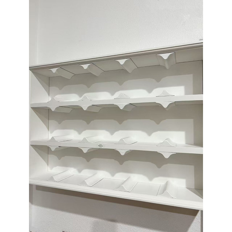 S&Z Tophand® - Tablette murale 17,3 x 5,3 x 25,2 po, magicien de rangement, décore les murs blancs