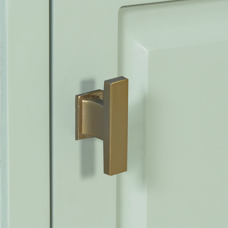 Armoire de salle de bain autoportante avec tiroir rabattable et tablette réglable, Vert