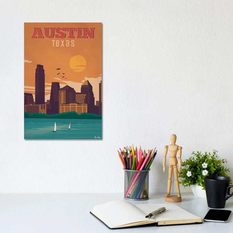 Austin - Wrapped Canvas Print, 20.32 cm H x 30.48 cm W