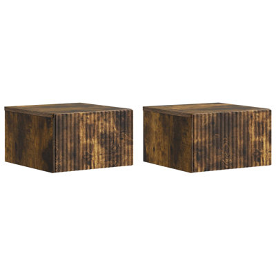 33cm W Manufactured Wood Bedside Table