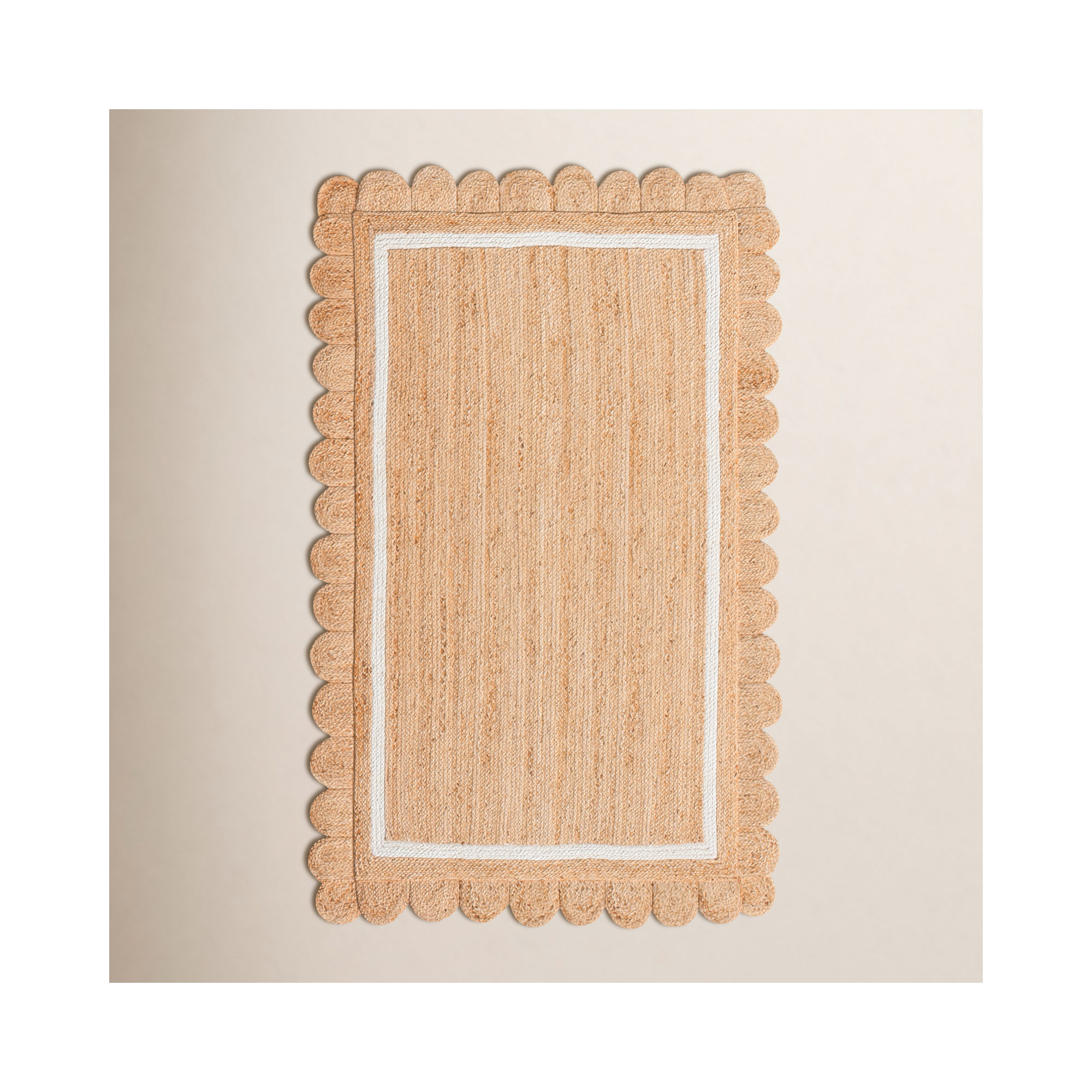 Inaki Jute/Sisal Area Rug, Rectangle 2' x 3'