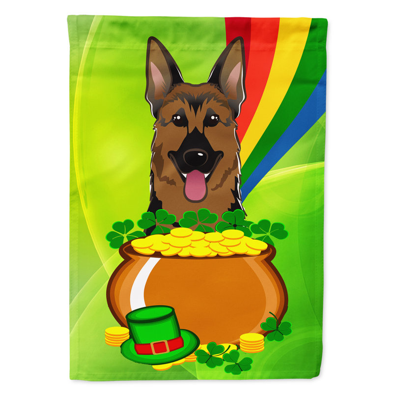 Drapeau de jardin Arella St. Patrick's, Berger allemand