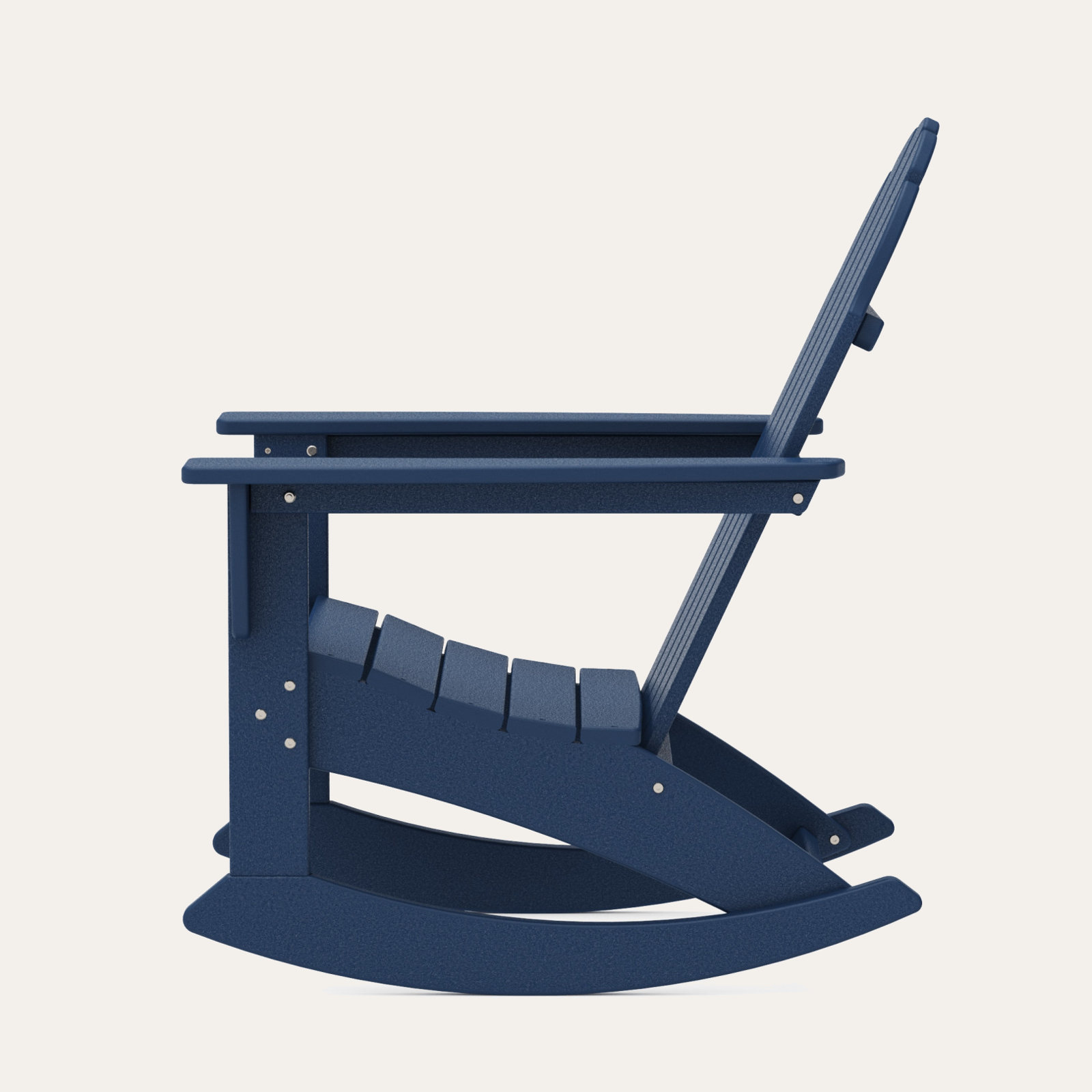 POLYWOOD® Vineyard Adirondack Rocking Chair, Navy