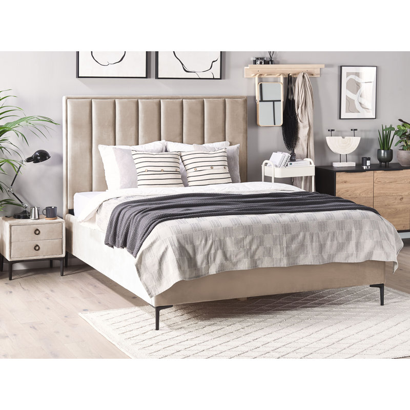 Bebhinn Solid Wood Piece Bedroom Set, Taupe, Kingsize (5')