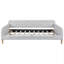 Lit de jour double en tissu de lin-768837447