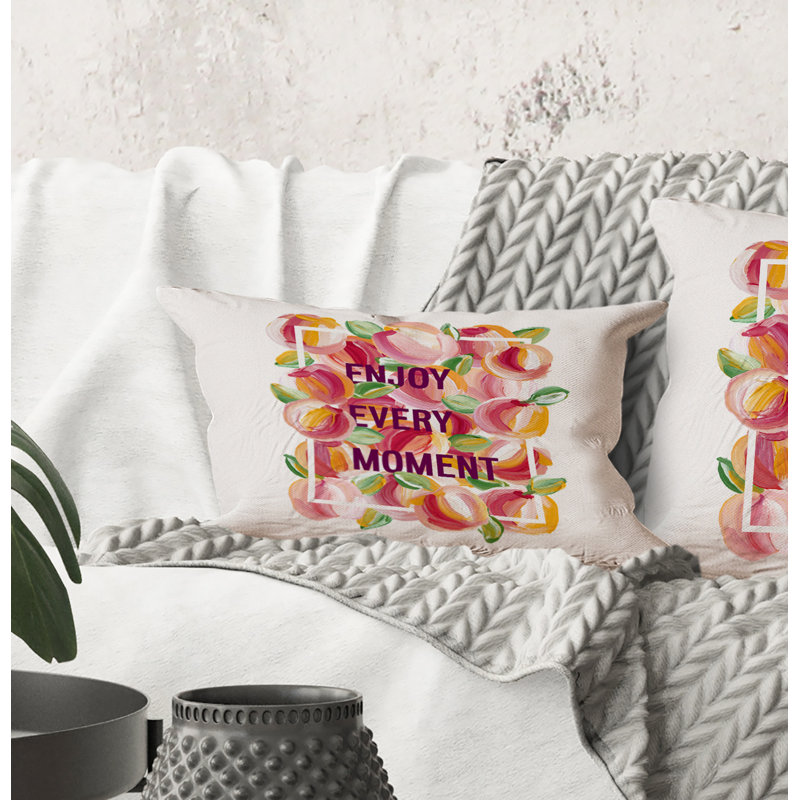 Coussin Rectangle, Enjoy Every Moment - Traditional