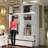Arayah 63'' Wide Large Vacuum-Formed Armoire