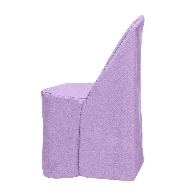Box Cushion Dining Chair Slipcover, Lilac