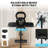 Yescom Music Sheet Stand 37"-61" Tiltable Widened Stable Tripod Base Storage Tray Carrying Bag Music Studio Event