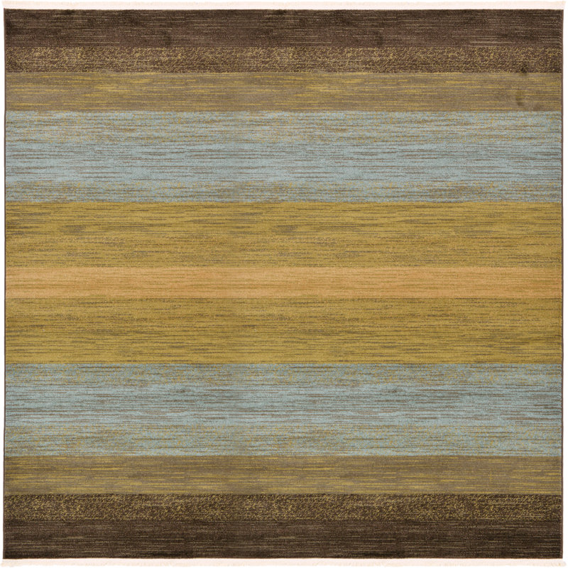 Tapis rayé beige Simsbury, Rectangle 2 pi 2 po x 3 pi 1 po
