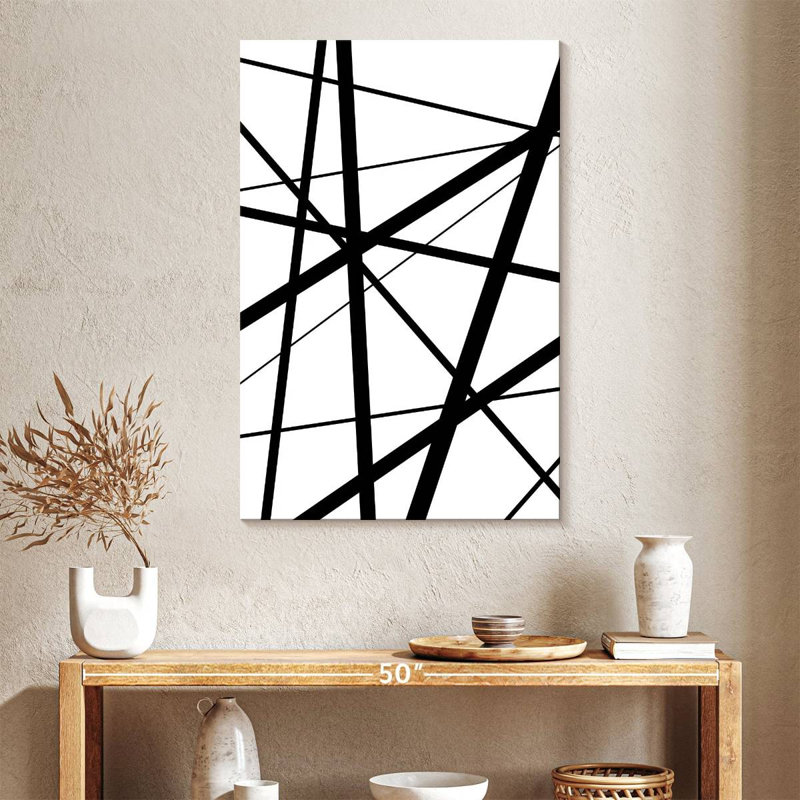 Avery BW Geo Lines I, H 39 po x l 26 po