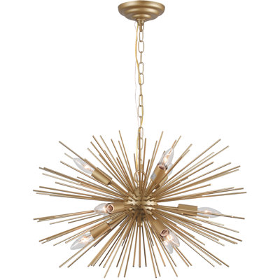 9 - Light Dimmable Sputnik Sphere Chandelier
