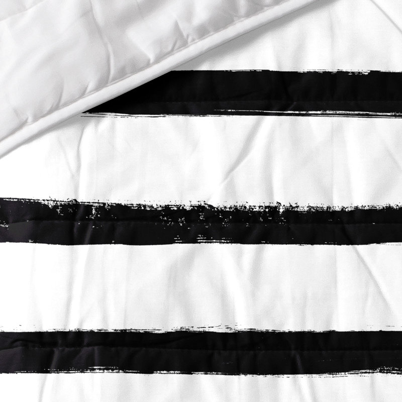 Lamine Cotton Striped Bedspread, 180 x 260 cm Bedspread