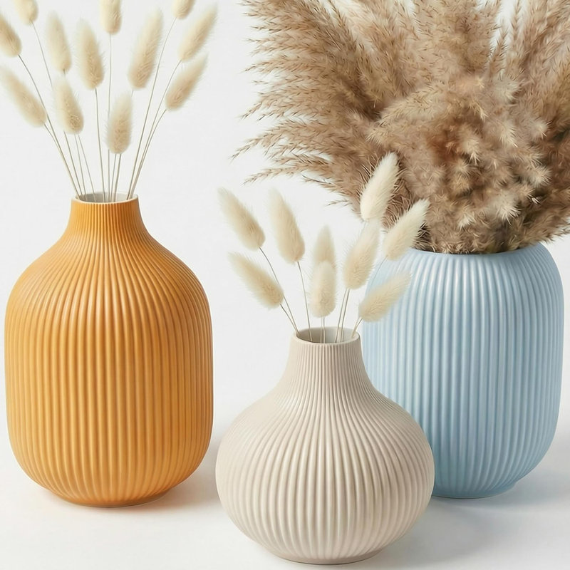 Small Matte Bright Ceramic Vase