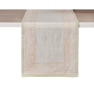 Floral Burst Table Runner 14x90 Inch