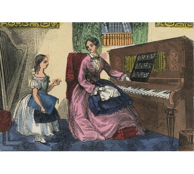 Piano Instruction' by Charles Butler Painting Print -  Buyenlarge, 0-587-31185-2C2436