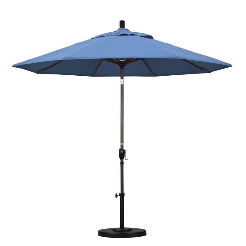 Parasol de marché 9 pi Iuka, Performance bleu givré
