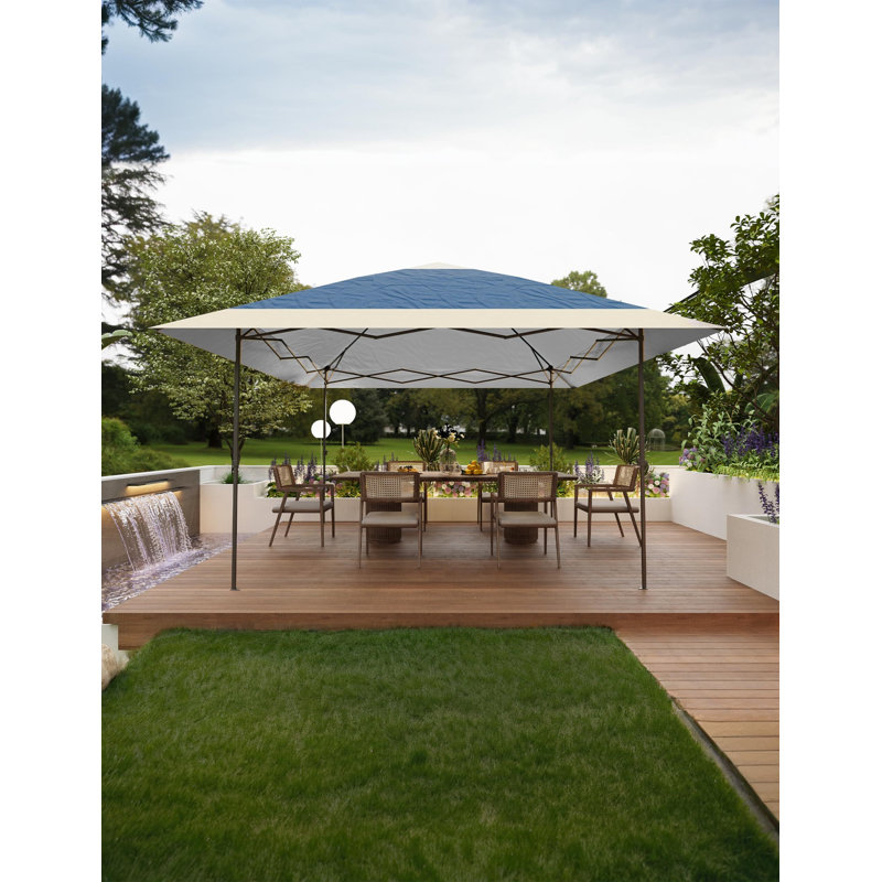 10,5 pi L 10,5 pi. D Pavillon de jardin en aluminium