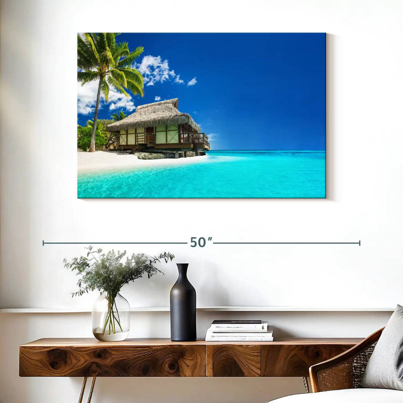 Tahard tropical de Tahiti, H 26 po x l 39 po