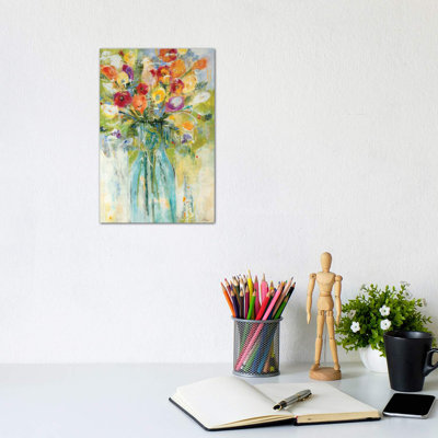 Réalisation du jour par Jill Martin - peinture sur toile tendue
