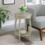 Table d'appoint ACME Aberta, blanc antique-61080979