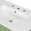 Élégant meuble-lavabo flottant avec lavabo, 1 porte et 2 tiroirs