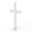 Croix Trinx®, plexiglas en acrylique blanc Christian 1803 - croix-884709110