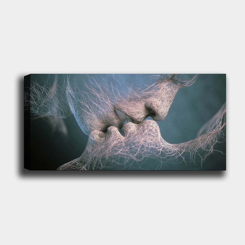 Superbe peinture sur toile décorative de 19,7 po x 47,2 po | 100% toile, cadre 100% bois (épaisseur: 1,2 po) | Idéal pour le salon, la chambre à coucher et le bureau | Couleurs éclatantes et conception unique