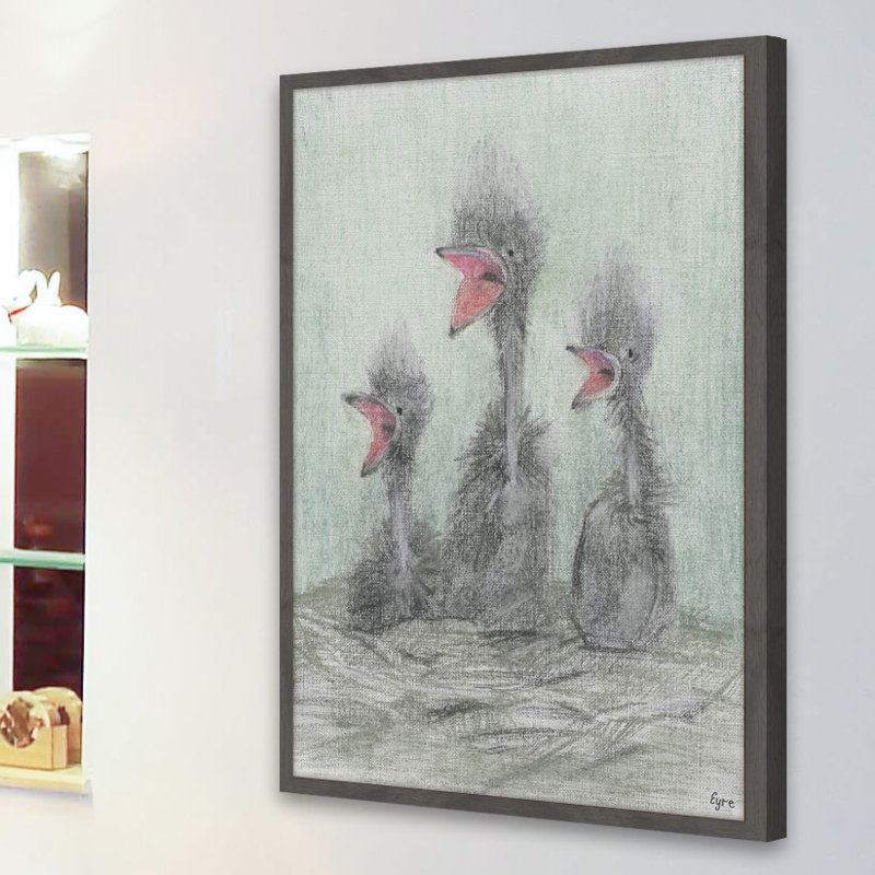 Feed Me by Eyre Tarney - Single Picture Frame Painting, 46 cm H x 30 cm W x 4 cm D