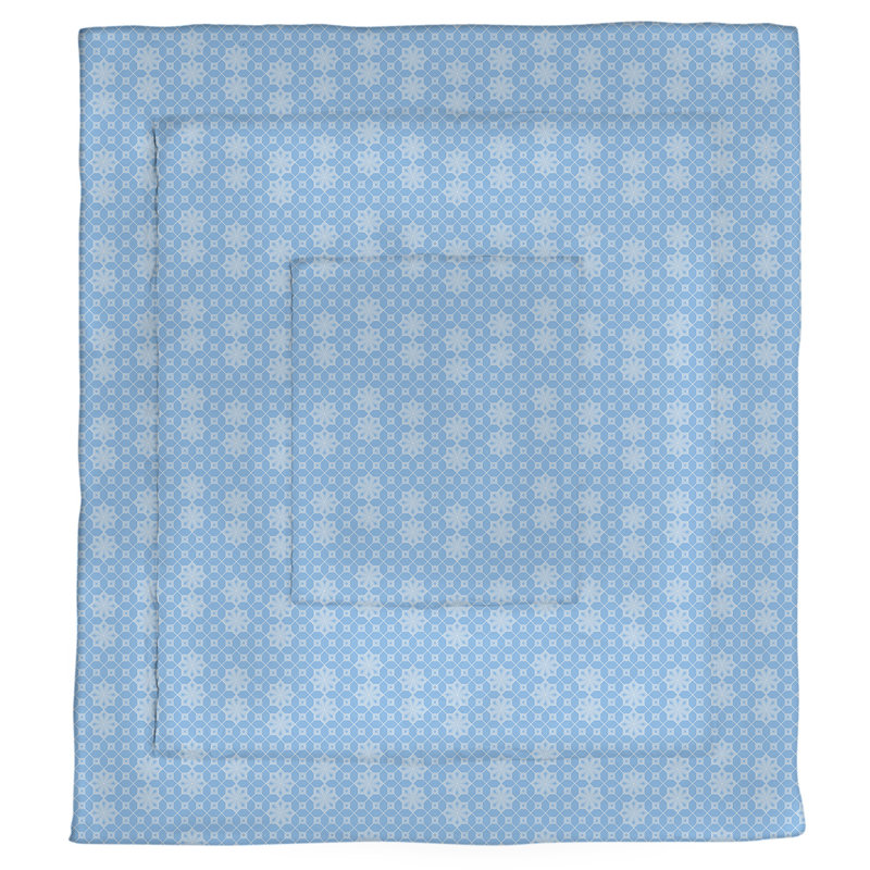 Katelyn Elizabeth Modern & Contemporary Polyester Geometric Shapes Comforter, Queen Comforter, Teal