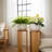 Stoneware Ceramic Planters Decorative Pot Set Durable Handmade Indoor Outdoor Containers Set Of 2-129987040-112827963