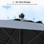 Parasol d'extérieur gris 105,5 po × 141,34 po -99525976