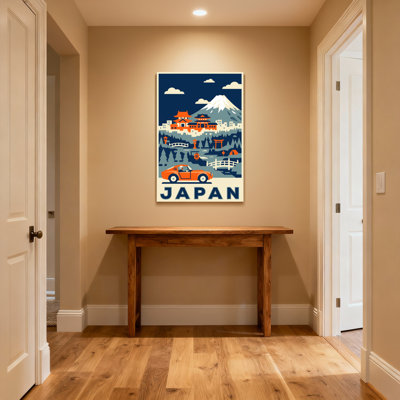 Paysages du Japon avec paysage du Mont Fuji et architecture traditionnelle