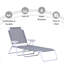 Ferrum 186cm Long Reclining Single Chaise