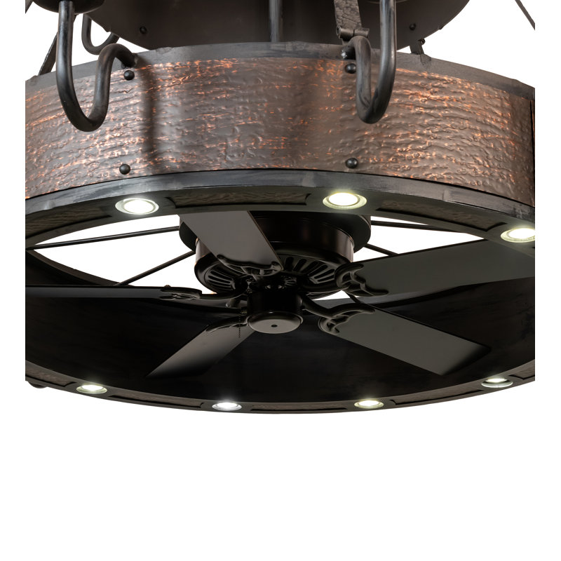 62" Wide Costello 18 Light Two Tier Chandel-Air, 74" H x 74" W x 74" D