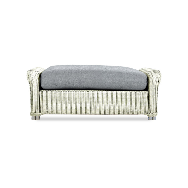 Reflections Outdoor Ottoman, Sandberg Flax, Mink