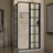 French Corner 34.5" W x 34.5" D x 72'' H Framed Square Shower Enclosure-31983554