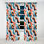 Cheerful Polka Dot Swirl Dance - Rideau abstrait - Rideau abstrait occultant - 1 panneaux-107551320