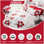 Floral Design Duvet Cover Set Polycotton with Pillowcases - Yarn Bedding-269457989-361755780