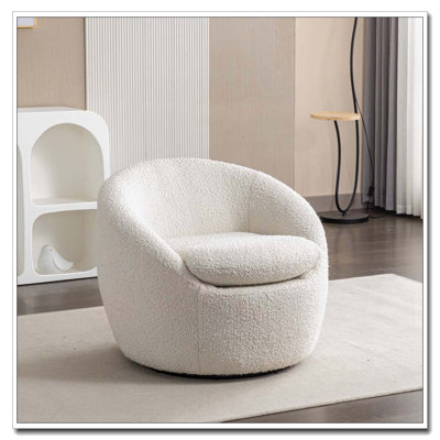 Barrel Chair, 360° Swivel